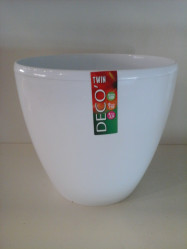 Кашпо DECO TWIN 2,5л. Белый (Santino)