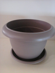 Кашпо с поддоном Терра 1л. Шаде (Santino)