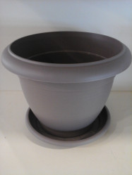 Кашпо с поддоном Терра 4л. Шаде (Santino)