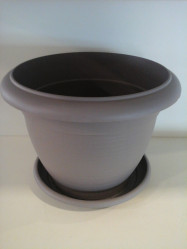 Кашпо с поддоном Терра 6л. Шаде (Santino)