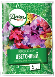 Грунт Дача тайм Цветочный 5л.