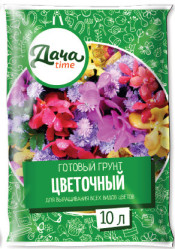 Грунт Дача тайм Цветочный 10л.