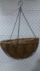 Кашпо подвесное LIST'OK коковита-стиль 40см LT792-16"