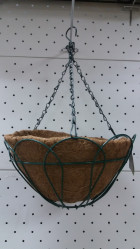 Кашпо подвесное LIST'OK коковита-цветок 30см LT797-12"