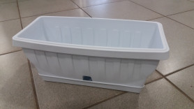 Балконный ящик ТЕРРА-Натура 40см Белый 34202 (ВАМА)