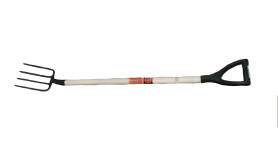 Вилы GRIZZLY садово-огордные с дерев.черенком и эргоном.ручкой 10055