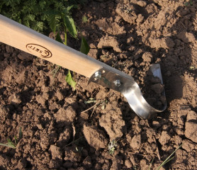 Плоскорез Пышка комбинирован. (нерж.сталь) с черенком 125см. Судогодский арт.1115