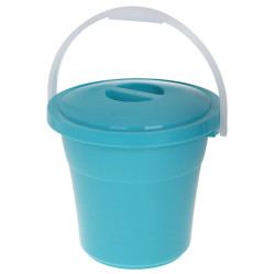 Ведро 5л. евро пищевое с крышкой цветное (Ижевск)