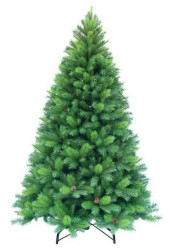 Сосна Валенсия заснеженная с шишками Н=150см (CCFН 421409)