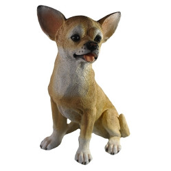 Фигурка Той терьер светлый L27 W19 H38см 626961