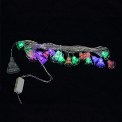 703253 Эл.гирлянда комнатная Снежинка 20 белых LED ламп 4м