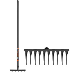 Грабли FINLAND с черным черенком 10-зубьев 1704-Ч