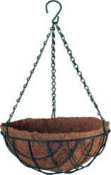 Кашпо подвесное LIST'OK коковита-стиль 30см LT792-12"