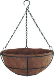 Кашпо подвесное LIST'OK коковита-ретро 35см LT793-14"