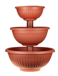 Каскад для цветов ЛИВИЯ Терракотовый 33,5л. М3198(М-пласт.)