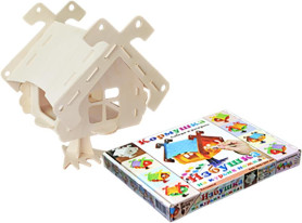 Кормушка для птиц дерев. "Избушка на курьих ножках" большая (Компл.-Агро)