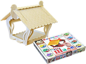 Кормушка для птиц дерев. "Шале" (Компл.-Агро)