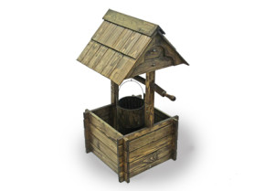 Колодец 4-х гранный Эконом 54х60х110см. дерев. (Компл.-Агро)