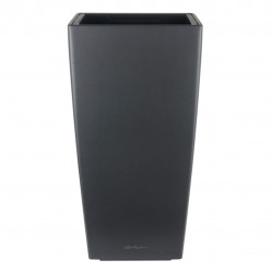 Кашпо Lechuza Cubico 40x40xH75см Серебряное 18195