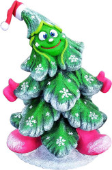 Фигура Веселая Ёлочка 22х21х28см. Ф080