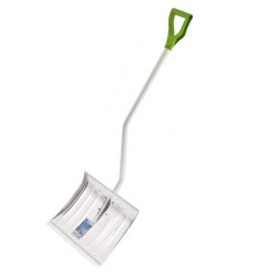 Лопата снеговая СибрТех 430х370мм, алюминиевая с чернком (МИ-61620)