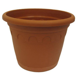 Горшок ROMA с поддоном 3,5л. глина Фр. (Г.сити)