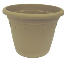 Горшок ROMA с поддоном 5,9л. песок Фр. (Г.сити)