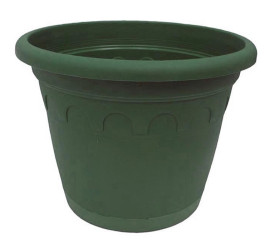 Горшок ROMA с поддоном 5,9л. зеленая сосна Фр. (Г.сити)