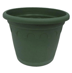 Горшок ROMA с поддоном 8,7л. зеленая сосна Фр. (Г.сити)