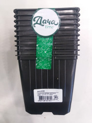 Горшок для рассады ДАЧАtime квадр. 11х11х11, 1л. форм. (10шт./уп.)