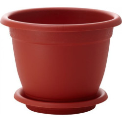 Горшок Борнео №2 170мм с подставкой терракот (ПР) ING42017FТР