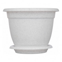 Горшок Борнео №5 240мм с подставкой мрамор (ПР) ING42024FМР