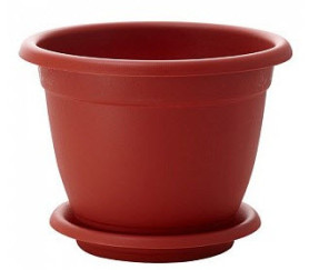 Горшок Борнео №8 430мм с подставкой терракот (ПР) ING42043FТР
