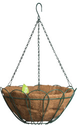 Кашпо подвесное LIST'OK коковита-цветок 25см LT797-10"