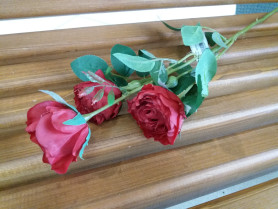 Ветка Розы Н52см ВК-272