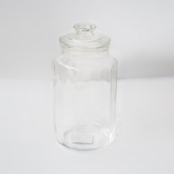 Бутыль 3л резная+стекл. крышка ВРТ-08