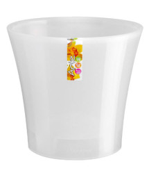 Кашпо АРТЕ 5л. Жемчуг-прозрачный (Santino)