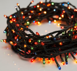 Эл.гирл. Нить (9м. 240 ламп) 220V, нить темная, свечение Мульти 671012 (СЛ)