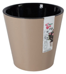 Горшок London 160мм 1,6л шоколадный (ПР) ING1553ШОК