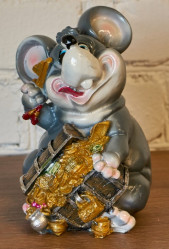 Копилка-Мышка на прибыль Н23см