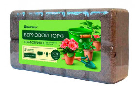 Торфобрикет БиоМастер Торф Верховой раскисленный 10л.