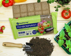 Почвобрикет БиоМастер Универсальный 10л.