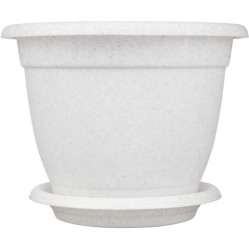 Горшок Борнео №3 190мм с подставкой мрамор (ПР) ING42019FМР