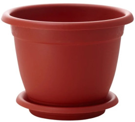 Горшок Борнео №3 190мм с подставкой терракот (ПР) ING42019FТР