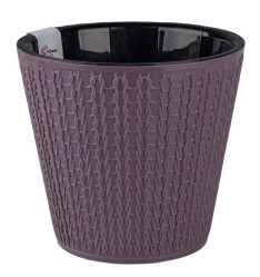 Горшок Ажур 230мм 5л морозная слива (ПР)