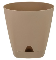 Горшок InGreen AMSTERDAM D110 0,65л молочный шоколад (ПР) ING6198МШОК