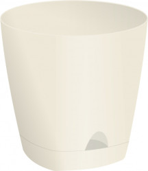 Горшок InGreen AMSTERDAM D110 0,65л сливочный (ПР) ING6198СЛ