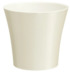 Кашпо АРТЕ 1,2л. жемчуг-прозрачный (Santino)