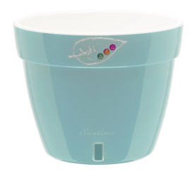 Кашпо АСТИ 4л. Ментоловый-Белый (Santino)