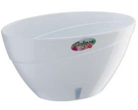 Кашпо CALIPSO 2л. Белый-белый (Santino)